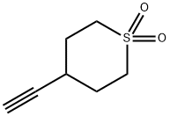 2H-Thiopyran, 4-ethynyltetrahydro-, 1,1-dioxide Struktur