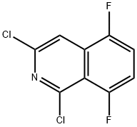 1,3-dichloro-5,8-difluoroisoquinoline Struktur