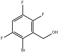 Benzenemethanol, 2-bromo-3,5,6-trifluoro- Struktur