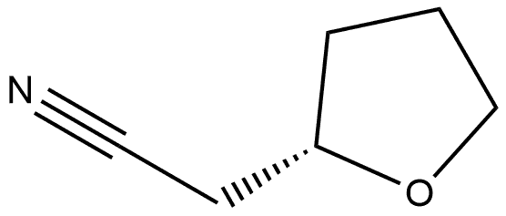 (S)-2-(Tetrahydrofuran-2-yl)acetonitrile Struktur