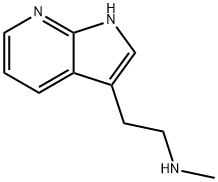 1H-Pyrrolo[2,3-b]pyridine-3-ethanamine, N-methyl- Struktur