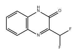 2(1H)-Quinoxalinone, 3-(difluoromethyl)- Struktur