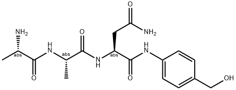 Ala-Ala-Asn-PAB Struktur