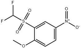 Difluoromethyl 2-methoxy-5-nitrophenyl sulphone Struktur