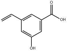 Benzoic acid, 3-ethenyl-5-hydroxy- Struktur