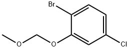 1-bromo-4-chloro-2-(methoxymethoxy)benzene Struktur