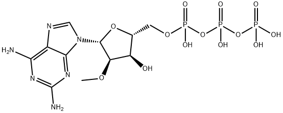 Adenosine 5'-(tetrahydrogen triphosphate), 2-amino-2'-O-methyl- Struktur