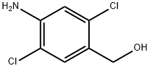 Benzenemethanol, 4-amino-2,5-dichloro- Struktur