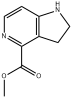 methyl 1H,2H,3H-pyrrolo[3,2-c]pyridine-4-carboxylate Struktur