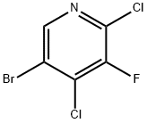 Pyridine, 5-bromo-2,4-dichloro-3-fluoro- Struktur