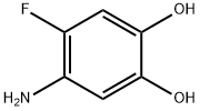 1,2-Benzenediol, 4-amino-5-fluoro- Struktur