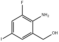 Benzenemethanol, 2-amino-3-fluoro-5-iodo- Struktur