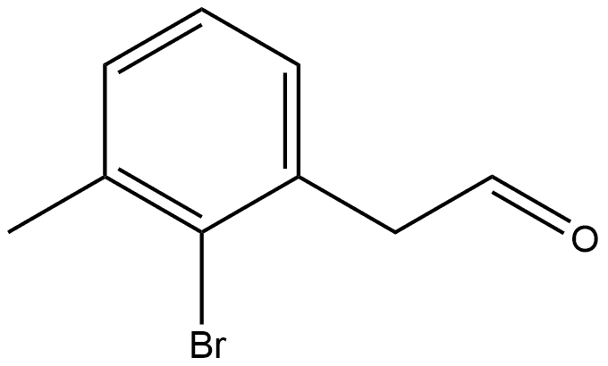 2-Bromo-3-methylbenzeneacetaldehyde Struktur