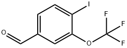 4-Iodo-3-(trifluoromethoxy)benzaldehyde Struktur