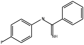 Benzenecarboximidamide, N-(4-fluorophenyl)- Struktur