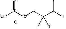 PHOSPHORODICHLORIDIC ACID 2,2,3,3-TETRAFLUOROPROPYL ESTER Struktur