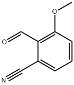 Benzonitrile, 2-formyl-3-methoxy- Struktur