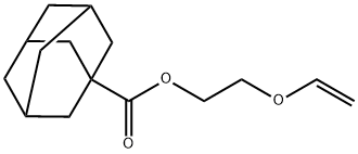 Tricyclo[3.3.1.13,7]decane-1-carboxylic acid, 2-(ethenyloxy)ethyl ester Struktur