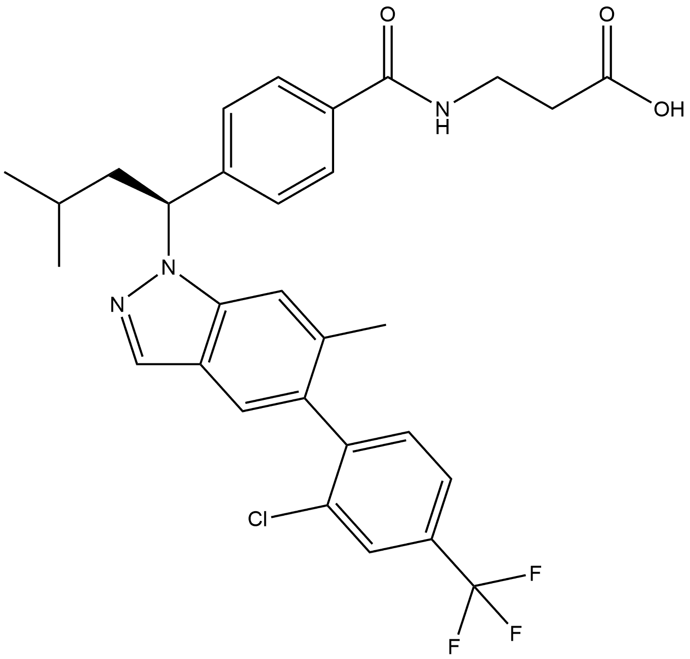 Glucagon receptor antagonists-5 Struktur