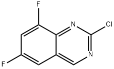 2-chloro-6,8-difluoroquinazoline Struktur