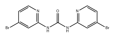 Urea, N,N'-bis(4-bromo-2-pyridinyl)- Struktur