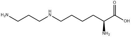 L-Lysine, N6-(3-aminopropyl)- Struktur