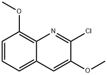 Quinoline, 2-chloro-3,8-dimethoxy- Struktur