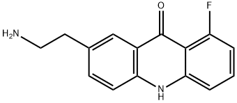 9(10H)-Acridinone, 7-(2-aminoethyl)-1-fluoro- Struktur