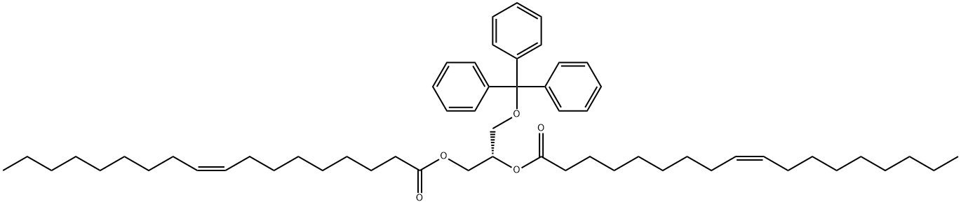 9-Octadecenoic acid (9Z)-, 1-[(triphenylmethoxy)methyl]-1,2-ethanediyl ester, (1S)- (9CI)