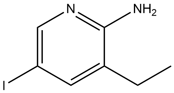 3-ethyl-5-iodopyridin-2-amine Struktur