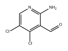 3-Pyridinecarboxaldehyde, 2-amino-4,5-dichloro- Struktur