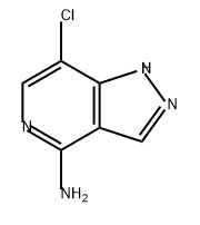 1H-Pyrazolo[4,3-c]pyridin-4-amine, 7-chloro- Struktur