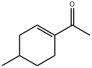 Ethanone, 1-(4-methyl-1-cyclohexen-1-yl)- Struktur