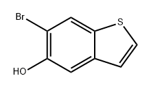 Benzo[b]thiophene-5-ol, 6-bromo- Struktur