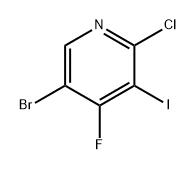 Pyridine, 5-bromo-2-chloro-4-fluoro-3-iodo- Struktur