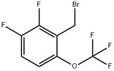 2,3-Difluoro-6-(trifluoromethoxy)benzyl bromide Struktur