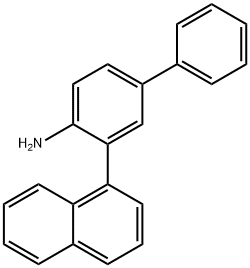 [1,1'-Biphenyl]-4-amine, 3-(1-naphthalenyl)- Struktur