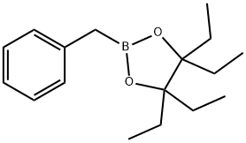 1,3,2-Dioxaborolane, 4,4,5,5-tetraethyl-2-(phenylmethyl)- Struktur