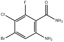 Benzamide, 6-amino-4-bromo-3-chloro-2-fluoro- Struktur