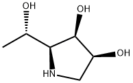 (2S,3R,4S)-2-[(1S)-1-Hydroxyethyl]-3,4-pyrrolidinediol Struktur