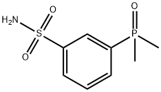 Benzenesulfonamide, 3-(dimethylphosphinyl)- Struktur