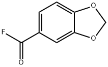 benzo[d][1,3]dioxole-5-carbonyl fluoride Struktur