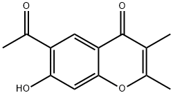 7-羥基-6-乙?；?2,3-二甲基色酮, 225518-70-7, 結(jié)構(gòu)式