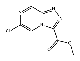 1,2,4-Triazolo[4,3-a]pyrazine-3-carboxylic acid, 6-chloro-, methyl ester Struktur