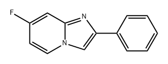 Imidazo[1,2-a]pyridine, 7-fluoro-2-phenyl- Struktur