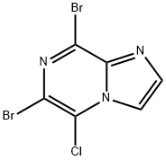 Imidazo[1,2-a]pyrazine, 6,8-dibromo-5-chloro- Struktur