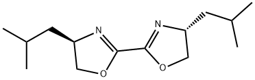 2,?2'-?Bioxazole, 4,?4',?5,?5'-?tetrahydro-?4,?4'-?bis(2-?methylpropyl)?-?, (4R,?4'R)?- Struktur