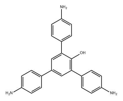 [1,1':3',1''-Terphenyl]-2'-ol, 4,4''-diamino-5'-(4-aminophenyl)- Struktur