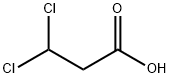 Propanoic acid, 3,3-dichloro- Struktur