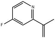 Pyridine, 4-fluoro-2-(1-methylethenyl)- Struktur